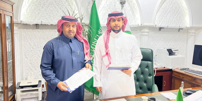 صورة بارزة_توقيع عقد شراكة مع بلدية الهدار